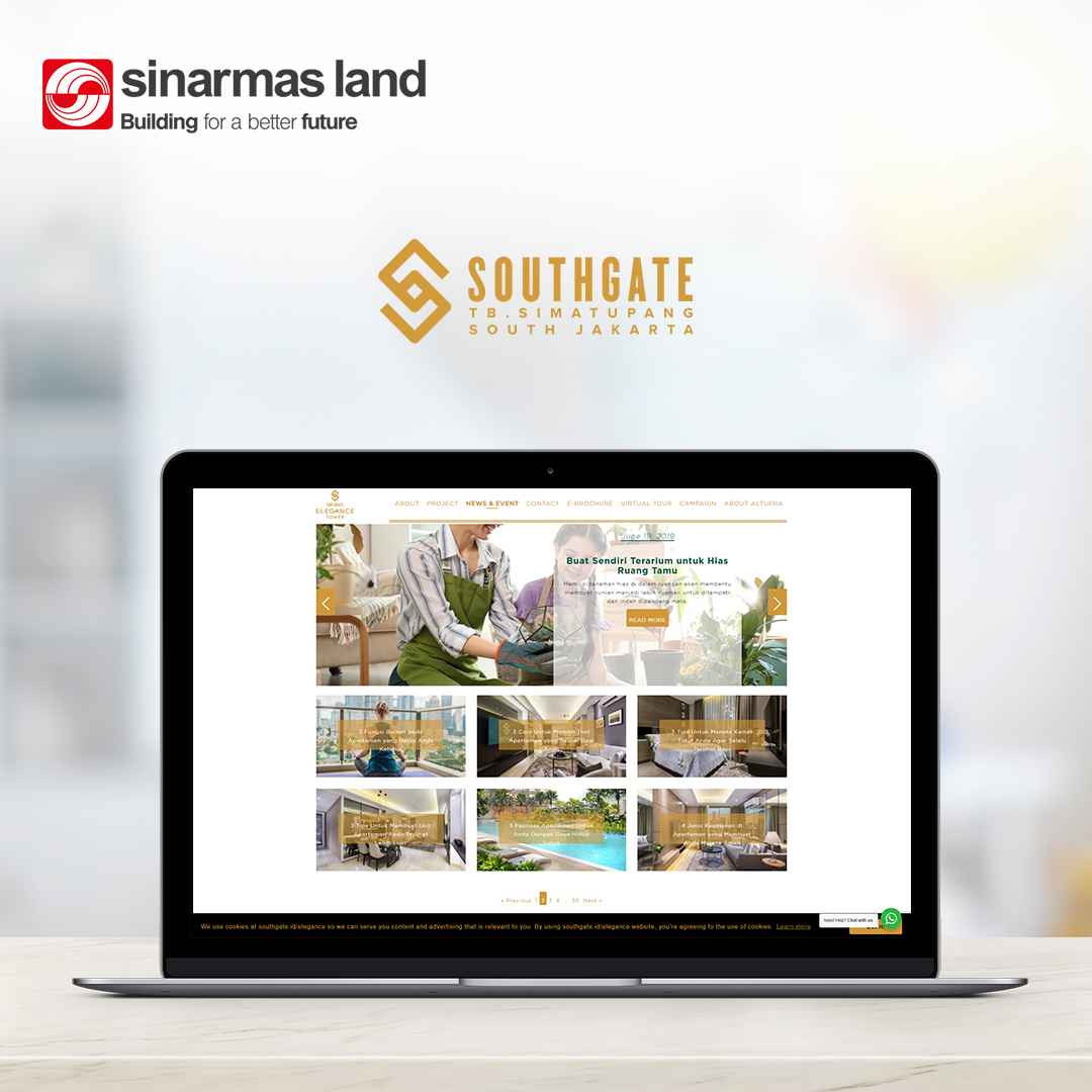 Sinarmas Land (Content Writing Services)